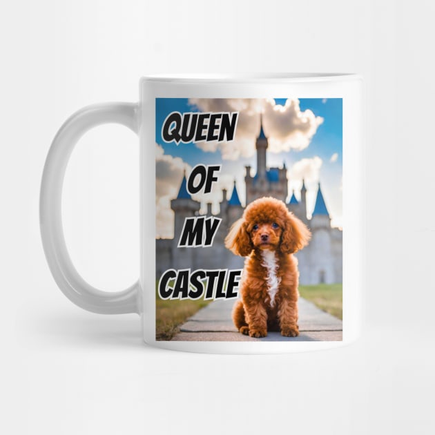 Queen of My Castle Toy Poodle by Doodle and Things